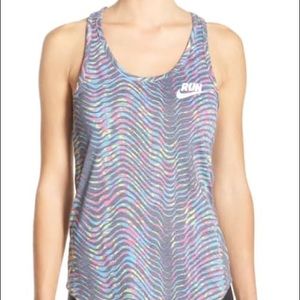 Nike Run Printed Racerback Dri-Fit top